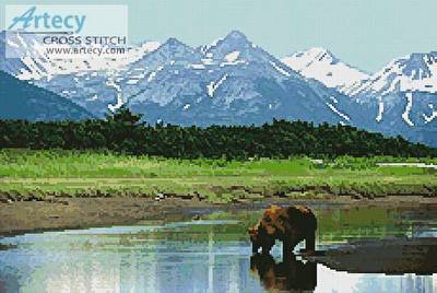 cross stitch pattern Alaska