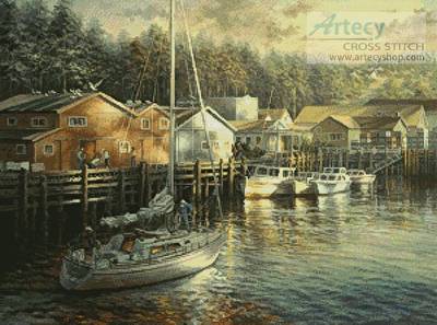 cross stitch pattern Skillful Seafarer