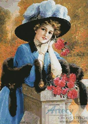cross stitch pattern Carnations are for Love