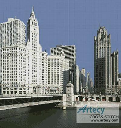 cross stitch pattern Chicago