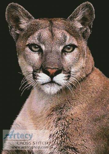 cross stitch pattern Cougar