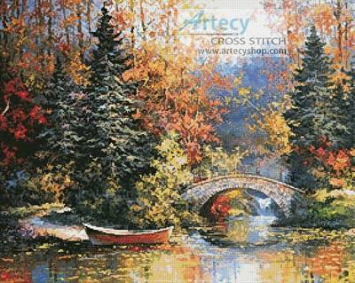 cross stitch pattern Woodland Splendor