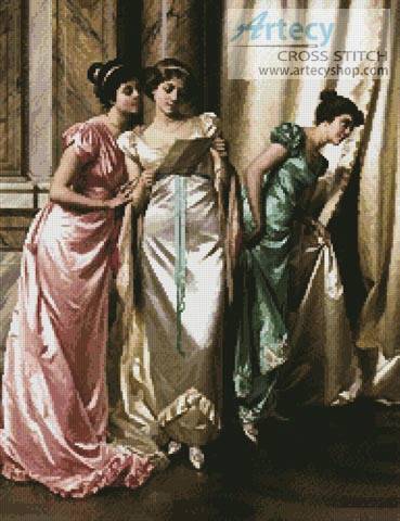 cross stitch pattern The Eavesdroppers