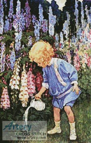 cross stitch pattern Fairy Gardens