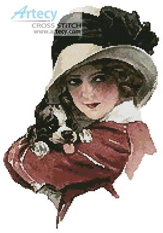 cross stitch pattern He won't bite you