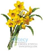 cross stitch pattern Mini Daffodils 2