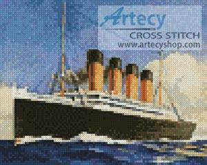 cross stitch pattern Mini Titanic 2