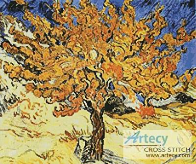 cross stitch pattern Mulberry Tree