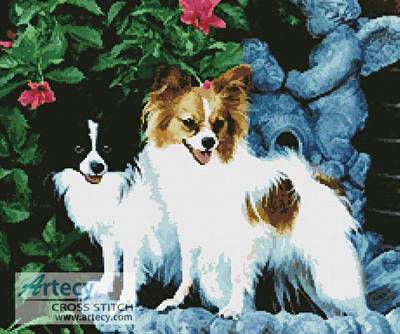 cross stitch pattern Papillons 1
