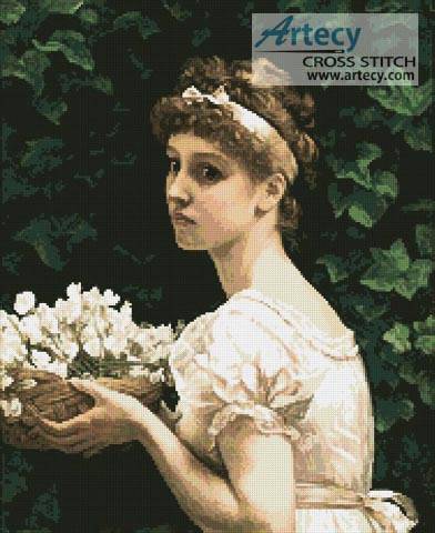 cross stitch pattern Pea Blossoms