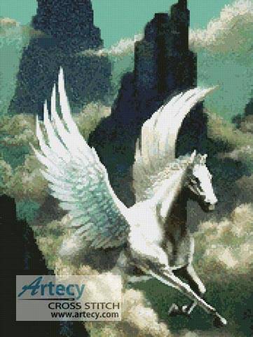cross stitch pattern Pegasus 3