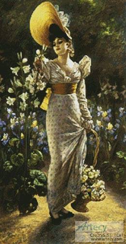 cross stitch pattern Princess Elvina of Bavaria