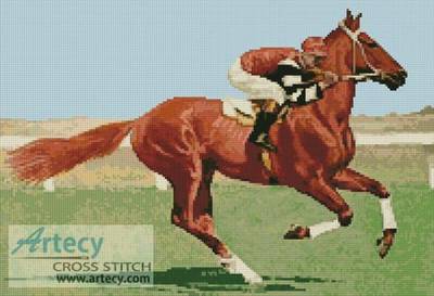 cross stitch pattern Phar Lap