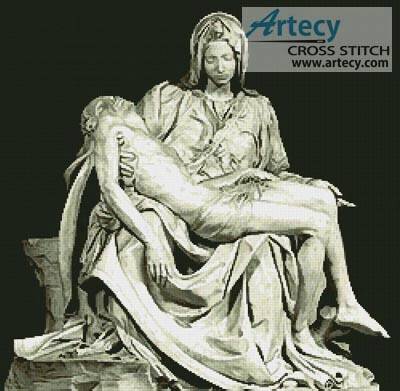cross stitch pattern Pieta