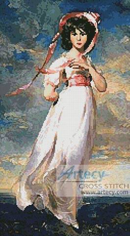 cross stitch pattern Pinkie