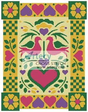 cross stitch pattern Pennsylvania Dutch Pattern