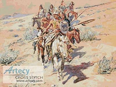 cross stitch pattern Return of the Warriors