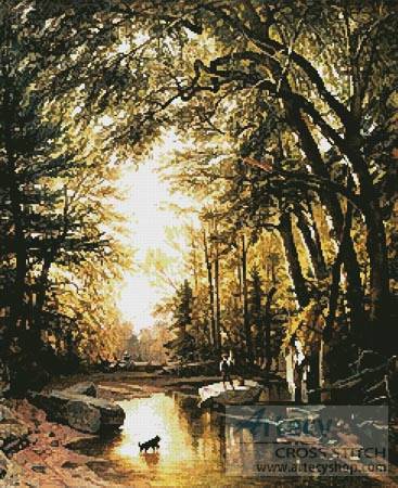 cross stitch pattern The Glen