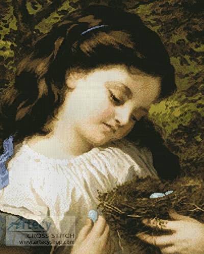 cross stitch pattern The Birds Nest