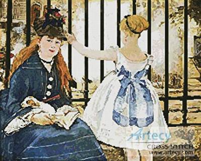 cross stitch pattern The Railroad