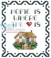 cross stitch pattern Tiny Home Sampler