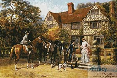 cross stitch pattern The Two Roses