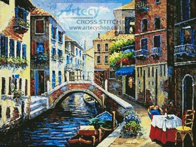 cross stitch pattern Venetian Lagoon