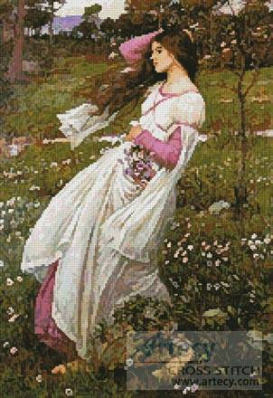 cross stitch pattern Windswept