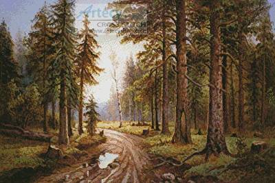 cross stitch pattern After the Rain