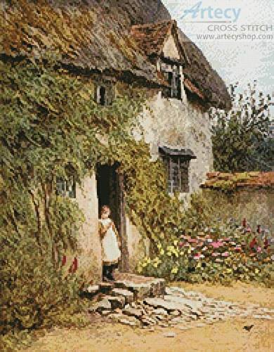 cross stitch pattern At Hagbourne Berks