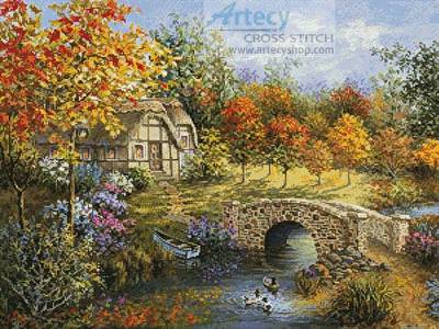 cross stitch pattern Autumn Beauty