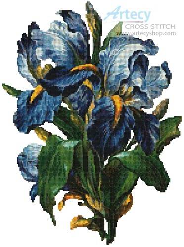cross stitch pattern Bunch of Irises