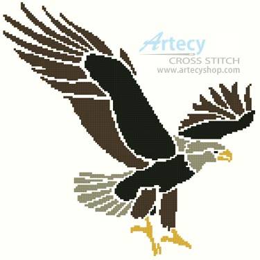 cross stitch pattern Eagle Design