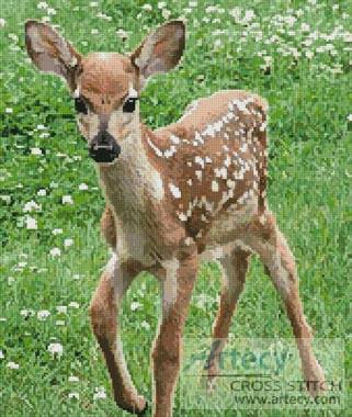 cross stitch pattern Fawn