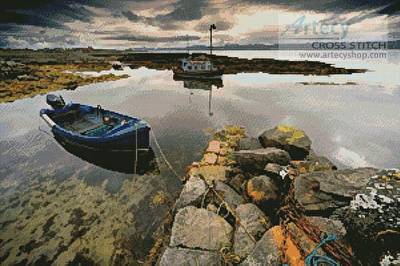 cross stitch pattern Islay, Scotland