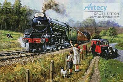 cross stitch pattern The Flying Scotsman