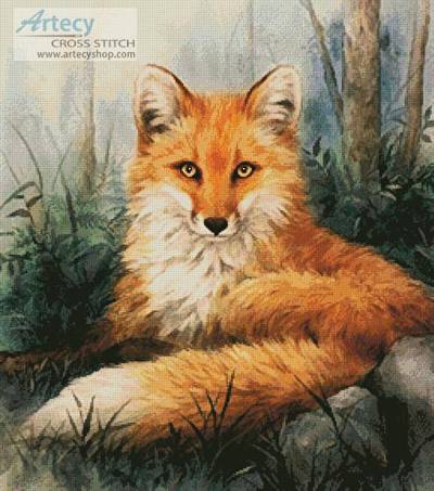 cross stitch pattern Woodland Beauty