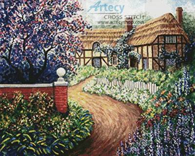 cross stitch pattern Summer Haven