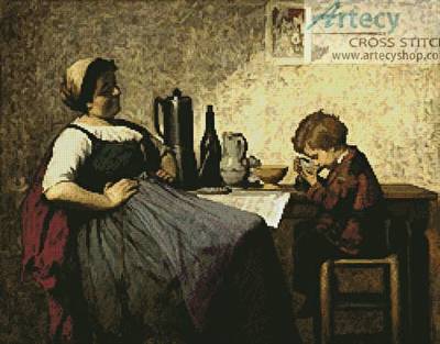 cross stitch pattern Maternal Happiness