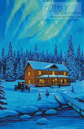 cross stitch pattern Aurora
