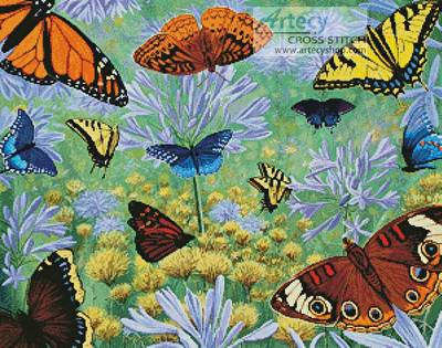cross stitch pattern Butterfly Bonanza