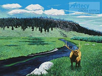 cross stitch pattern Elks Domain