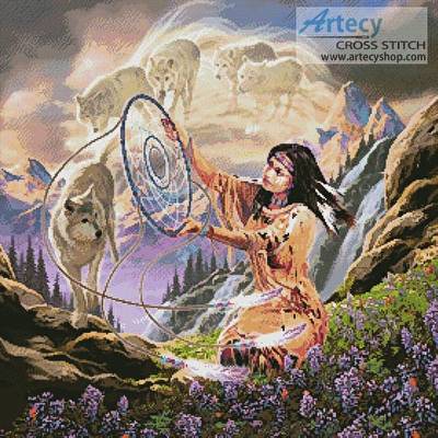 cross stitch pattern Dream Catcher