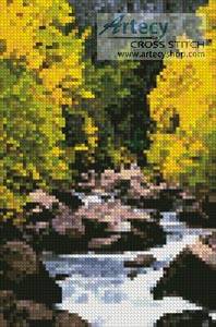 cross stitch pattern Mini Carson River