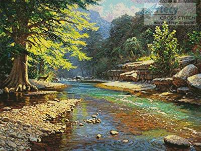 cross stitch pattern Frio Colors