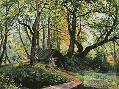 cross stitch pattern Old Lime