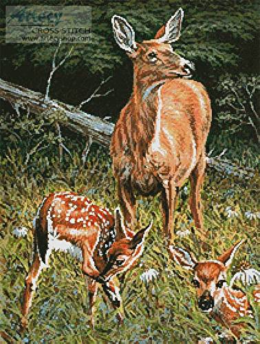 cross stitch pattern Mother's Worry