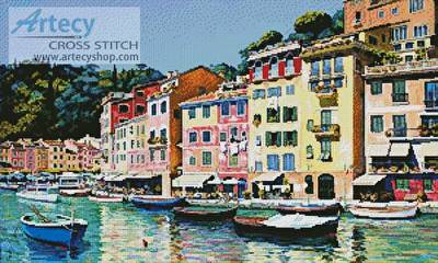 cross stitch pattern Portofino