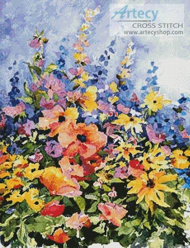 cross stitch pattern Summer Joy