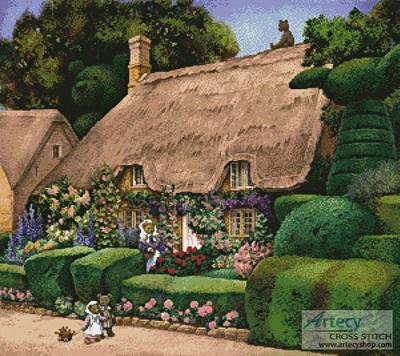 cross stitch pattern Where the Bears Live